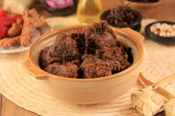 Ilustrasi Makanan Khas Sumatera Barat