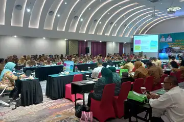 Rapat Koordinasi Penanggulangan Kemiskinan Provinsi Kalimantan Barat 2023, di Hotel Mercure, Senin (15/5/2023).