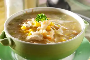 Hasil resep Sup Jagung Telur