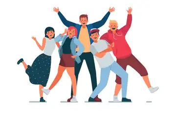 Ilustrasi generasi muda
