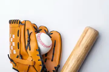 ilustrasi Perlengkapan Permainan Softball