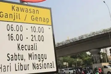 kebijakan pembatasan kendaraan bermotor roda empat dengan sistem ganjil genap