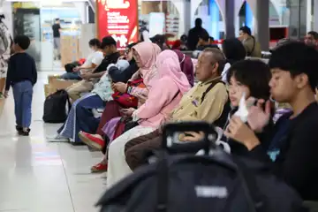 Suasama di Stasiun Bandung, Jumat (30/6/2023)