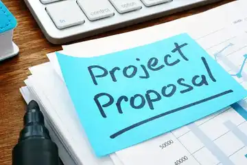 Ilustrasi contoh latar belakang proposal