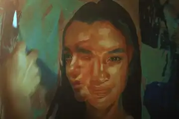 Ilustrasi lirik lagu 'Interaksi' - Tulus.
