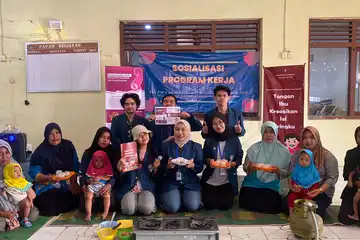 Mahasiswa KKN Undip Dukung One Day One Egg
