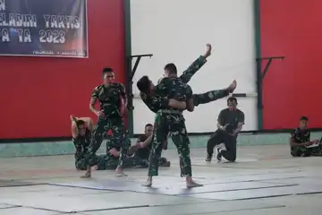 Illustrasi bela diri