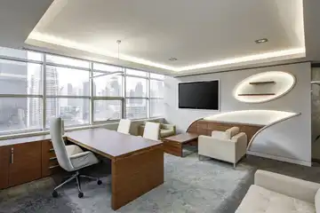Feng shui meja kerja.