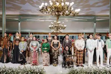 Acara di Pura Mangkunegaran yang dihadiri oleh Xodiac.