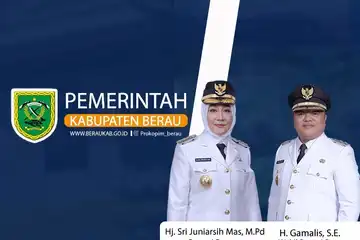 Bupati Hj. Sri Juniarsih Mas mengikuti Tradisi Budaya Baturunan Parau yang digelar Minggu (17/09/23) di Kecamatan Gunung Tabur.