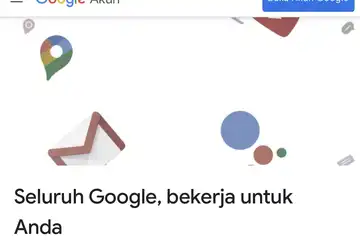 Ilustrasi cara hapus akun Google melalui HP.
