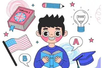 Ilustrasi belajar bahasa Ingris