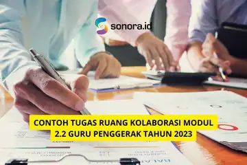 ilustrasi Contoh Tugas Ruang Kolaborasi Modul 2.2 Guru Penggerak Tahun 2023