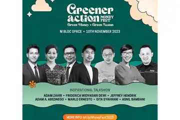 Kontan kembali menyelenggarakan GreenerAction Moneyfest 2023 pada 10 November di  M Block Space. 
