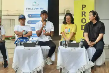 Bincang soal Run For Healty Life di Perpusnas, Jumat, (17/11/23) 