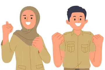 Ilustrasi surat Hari Guru untuk wali kelas.