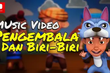 Lirik lagu &quot;Biri-Biri Saya Dah Hilang&quot; atau &quot;Pengembala dan Biri-Biri&quot; dari kartun Upin Ipin, versi remix yang viral di TikTok.