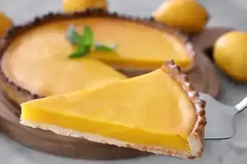 Hasil Resep PIe Susu Keju