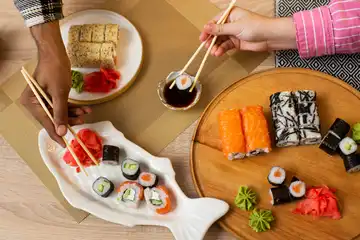 Ilustrasi sushi date