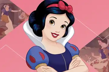 Ilustrasi cerita Snow White dalam Bahasa Inggris