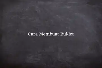 Jelaskan cara membuat buklet.
