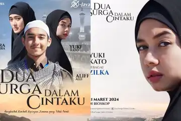 Ilustrasi sinopsis film 'Dua Surga Dalam Cintaku' yang sedang tayang di bioskop Indonesia.
