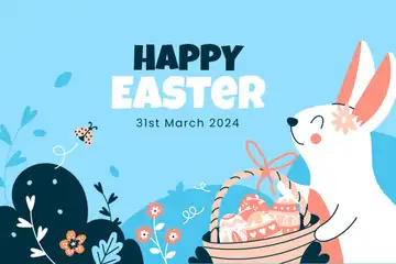 Link poster ucapan selamat hari Paskah tahun 2024 yang menarik. 