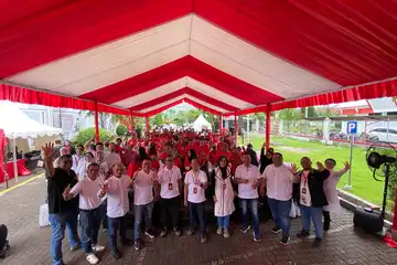 Pelepasan peserta Program Mudik Hepi di Makassar