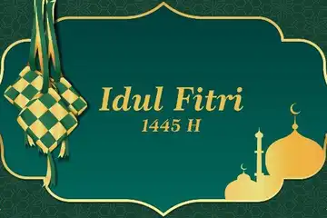 Ilustrasi kata-kata Lebaran telah usai.