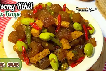 Illustrasi kikil tempe