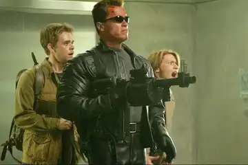 Ilustrasi sinopsis 'Terminator 3: Rise of the Machine' yang tayang di Bioskop Trans TV malam ini, Rabu 1 Mei 2024.
