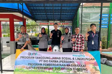 Bio Farma Bekali Masyarakat Binaan dengan Mesin Cetak Kaos dan Mesin Pembuat Kue