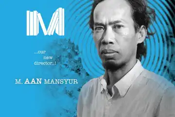 Direktur MIWF yang juga penyair nasional, M. Aan Mansyur