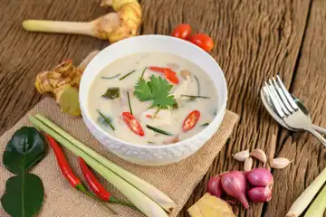Ilustrasi resep lodeh terong hijau.