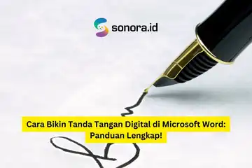 ilustrasi Cara Bikin Tanda Tangan Digital di Microsoft Word: Panduan Lengkap!