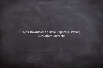 Link Download Aplikasi Raport (e-Rapor) Kurikulum Merdeka SD, SMP, SMA