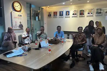 Kedatangan DPP PSP Telkom ke Kantor Dapen Bandung, Jumat (12/7/2024)/Dok. GPWK.