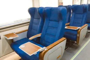 Ilustrasi Kursi Penumpang KA Blambangan Express