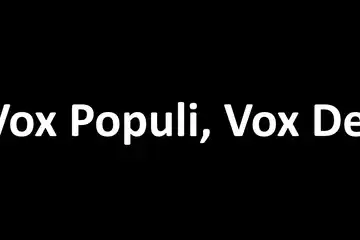 Arti Vox Populi, Vox Dei