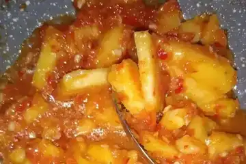 Illustrasi Sambal Nanas