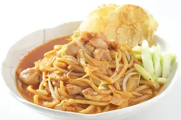 Hasil resep mie aceh rebus.