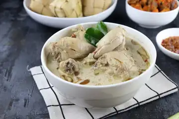 Hasil resep Opor Ayam Putih
