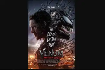 Ilustrasi sinopsis film 'Venom: The Last Dance' yang sedang tayang di bioskop: berkisah tentang pertarungan terakhir Eddie Block.