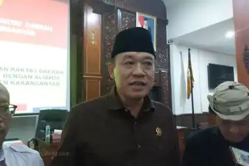 Ketua Sementara DPRD Karanganyar, Bagus Selo. 