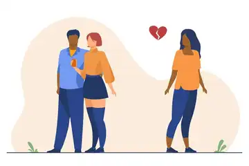 Illustrasi mantan kekasih