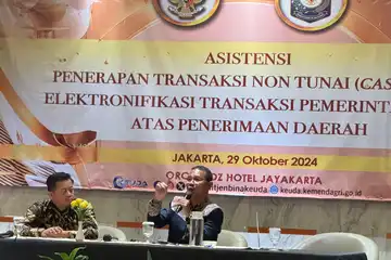 Transaksi Non Tunai (Cashless)/Elektronifikasi Transaksi Pemerintah (ETP) atas Penerimaan Daerah di Orchard Hotel, Jakarta.
