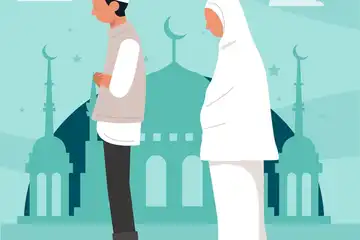 Illustrasi Sholat