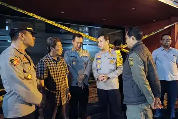 Pj Walikota Yogyakarta dan Kapolresta Yogyakarta saat di operasi gabungan.