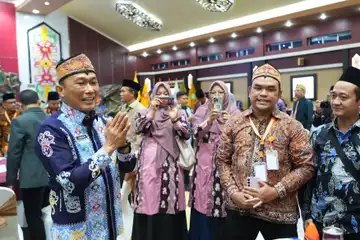Pj Gubernur Sulsel, Prof Zudan Arif Fakrulloh menghadiri pembukaan Musabaqah Tilawatil Quran (MTQ) VII Korps Pegawai Republik Indonesia (Korpri), yang digelar di Palangkaraya, Kalimantan Tengah
