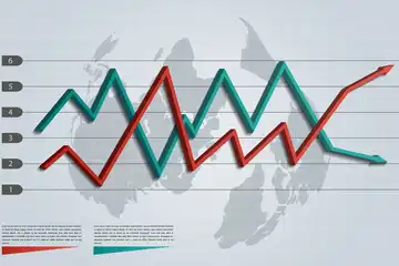 ilustrasi pergerakan saham